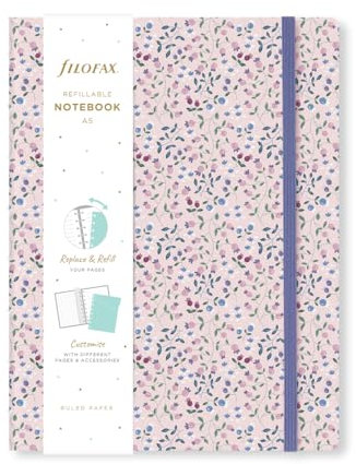 Filofax Meadow A5 Notebook Pink