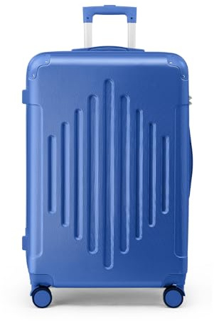 LALAHO Reisekoffer Koffer Trolleys Hartschale (Flugblau, M) | Reisekoffer Set mit Kosmetikkoffer, Hartschalen Koffer Set aus ABS, Gepäckset mit Schminkkoffer, Handgepäck