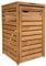 AXI Lex Mülltonnenbox Holz Braun | Mülltonnenverkleidung mit Deckel für 1 Tonne - Max. 240L | Müllbox/Aufbewahrungsbox für Mülltonnen.
