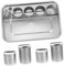 ERINGOGO Bandeja De De Acero Inoxidable Bandeja Para Instrumental Médico Bandeja Multiusos Plato Cuadrado Contenedor Para Pastillas Bandeja Para Guardar Bandeja Para