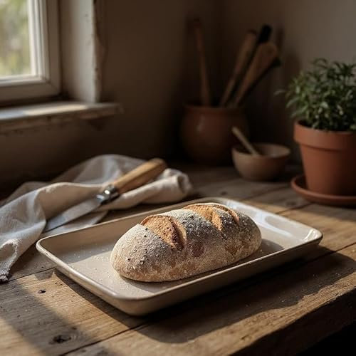 Assiette à entrée ou à dessert rectangle 16.5 * 22.5 cm Toluca Amber