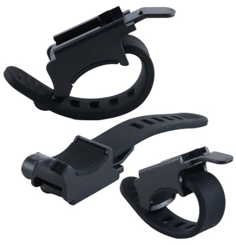 ACOLY Bicycle Flashlight Bracket, Headlight Bases, Light Clip Buckle,Handlebar Mount Accessories,lace-up Style（19-35mm）