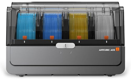 Anycubic ACE 2 Pro für Kobra 4, Kobra 3 Max, Kobra 3 V2, Kobra 3 | Nicht mit ACE Pro Koppelbar, Verbesserte Feuchtigkeitsregulierung, Stabiler Filamenttransport