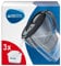 BRITA Jarra con filtro de agua para nevera Marella para la reducción de cloro, cal e impurezas, Incluye 3 cartuchos de filtro MAXTRA +, 2.4L -grafito