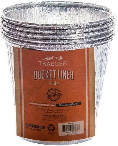 Traeger Grills BAC407 Fetteimer, Grillzubehör, 5 Stück