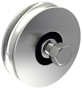 Galet Ø100 mm à gorge ronde Ø12 mm - 200 kg