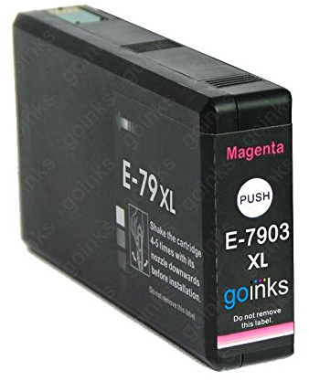 Go Inks 1 Magenta Ink Cartridge to replace Epson T7903 (79XL Series) Compatible/non-OEM for Epson Workforce Pro Printers