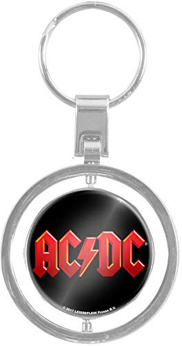 AC/DC Porte-clés en Rotation avec Logo