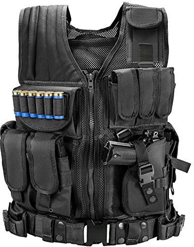 Marmot Tactical Vest Durable Mesh Vest with Detachable Belt & Holster
