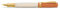 Kaweco STUDENT 70's Soul Fountain Pen I Premium Acrylic Fountain Pen for Ink Cartridges I Nostalgic Fountain Pen in Orange and Cream with Golden Details I Student Pen 16 cm I Nib: F (Fine)