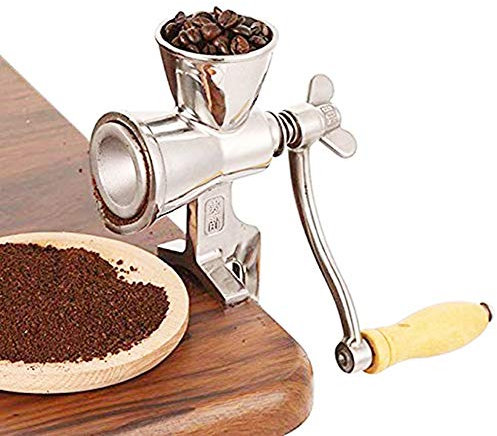 CGOLDENWALL Rotary Drum Grater Food Mills Nut Grinder Vegetable Cheese Cutter Slicer Shredder Grinder with 5 Drum Blade for Cheese Grating and Nuts Grinding Vegetable Shredding Fruits Slicer