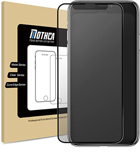 Mothca Matte Screen Protector for iPhone XS Max/iPhone 11 Pro Max (1 Pack), Tempered Glass film Anti-Glare & Anti-Fingerprint,Case Friendly
