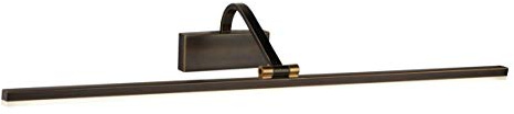 Searchlight 5551-70BG Picasso, LED Bilderleuchte,black/brushed Golg