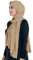 Lina & Lily Maxi Hijab Jersey Premium, Kopftuch Schal Turban für Muslimische Frauen (Khaki)