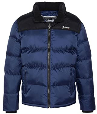 Schott Doudoune Utha Ref 58423 Bleu royal - Bleu - 3XL
