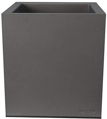 Riviera Pot à Bac Granit, 40cm x 40cm, Gris