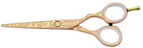 JAGUAR Friseurschere Haarschere NATURAL GLOW 5.5 Zoll Offset Slice-Schneide allergieneutral