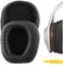 Geekria QuickFit Protein Leather - Cuscinetti di ricambio per cuffie DENON AH-D600, AH-D7100, auricolari per cuffie, parti di riparazione (nero)
