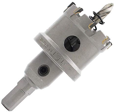 Dreneco Sega a Tazza Bimetallica in Carburo TCT, Heavy Duty Taglio a Foro in Acciaio Inox Industriale, per Forare Acciaio, Acciaio Inox, Metalli, Ferro, Alluminio (150mm)