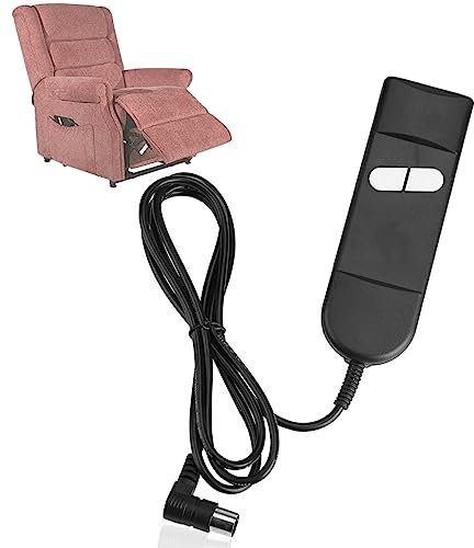 Telecomando Universale Per Sedia, 2 Pulsanti 5 Pin Connettore Pulsantiera Controllo Reclinabile Per Oscillare Su E Giù, Per Molte Marche Di Sedie Elevabili
