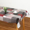 Hulehule Tex Mantel para Mesa Hule, Impermeable, Antimanchas, COMPOSICION 100% Hule (140_x_100_cm, Mirka Red)