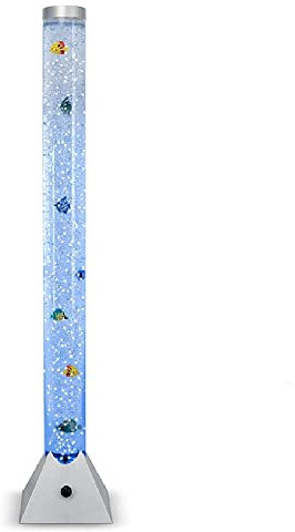 MiniSun | Colour Changing LED Novelty Bubble Tower Fish Lamp | Mood Lights, Home Décor & Improvement Essential