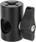 CAMVATE Lichtstativ-Kopfadapter mit 3/8-16 Gewindeloch und 4 Aufnahmelöchern (Schwarz) - 3114