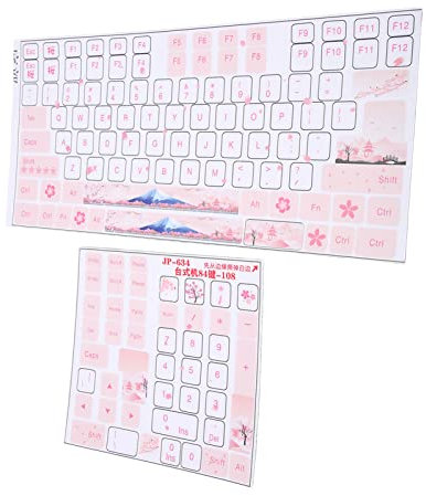 Autocollants de Clavier Universels - Mécanique et Ordinateur Portable, Beaux Boutons de Touche Anglais Clairs