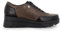 PITILLOS Zapato Sport Plataforma Cordones Elasticos Piel Bicolor Kaki para: Mujer Color: Negro Talla: 40