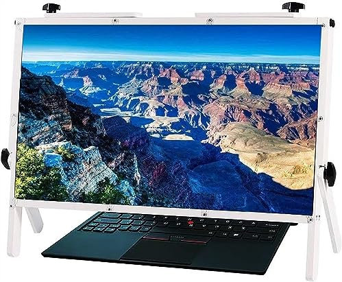 Tablet-PC-Lupe, Laptop-Bildschirmlupe, Desktop-Bildschirmlupe, 22-Zoll-praktische zusammenklappbare Projektionsanzeige, kompatible Leselupe