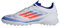 adidas Unisex F50 League Football Boots Turf, Cloud White/Solar Red/Lucid Blue, 11 UK