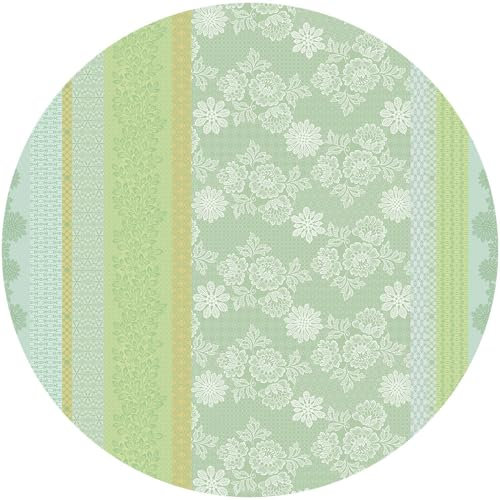 BIENENKORB24 Garnier Thiebaut Tischdecke Mille Lace Amande, beschichtet (Ø 155 cm)