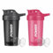 ACUNA POWER Shaker Bottle For Protein Powder 400 ml (Pack Of 2) | Protein Shaker BPA Free Leakproof Screw On Lid Secure Flip Cap, Sports Gym Supplement Shake Bottle (Black- Hot Pink)