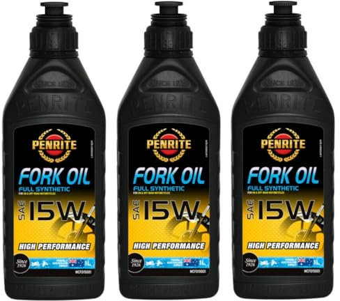 Penrite Motorcycle Fork Oil 15W, Fully Synthetic, 3 Litres