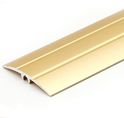 T Molding Transition Strip, Black Gold Grey Red White, 36 Laminate Flooring Doorway Vinyl Wood Floor Reducer Flute Aluminum Alloy, Arched Thresholds Ramp