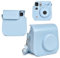 Rieibi PU Leather Protective Case for Fujifilm Instax mini SE/7+ Camera -Adjustable Shoulder Strap for Instax mini SE/7+ Case