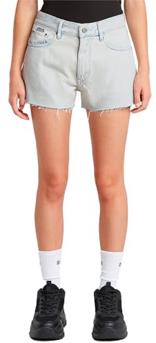 G-STAR Damen True Shorts Raw Edge, Blau (Beached Faded Clifton Blue D24376-D436-H122), 31