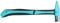 Machinist Hammer Carbon Steel TPR Handle Multi Functional Forging Engineers Hammer, Forged Cross Peen Sheet Metal Blacksmith Tools Alloyed Special Head for Woodworkers (Small
