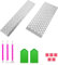 VZU 2 Stück Diamond Painting Schablone, Diamant Malerei Masche Lineal, Edelstahl Diamantmalerei Fixwerkzeuge, Diamant Malerei Malwerkzeug, DIY Zeichnungs Werkzeug Zubehör Set