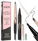 Eyebrow Pencil, Eyebrow Pen Set with Brow-Fection Angled Brush and Blade & Shade Brow Pencil, Draws Tiny Brow Hairs and Fills in Sparse Areas and Gaps, Up to 24HR Make Up Wear - 02# Brown