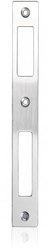 ZWWOGE 1 Stk Schließblech Edelstahl, Winkelschliessblech, Türanschlag für Türschlösser, 1 Stück Einlass-Schliessblech Zimmertür für Türschlösser (172 mm x 22 mm x 1.1 mm), Schließblech Haustür