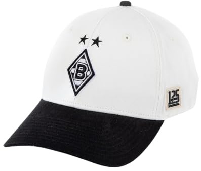 Borussia Mönchengladbach Fancap „Home 25/26“ | Offizieller Fanartikel Fohlenshop | Cap zum Hometrikot | 125 Jahre Badge, Vereinslogo, verstellbar, Gladbach Fanaccessoire