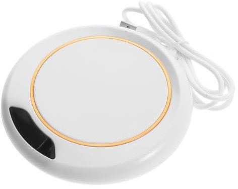 CIYODO Riscaldatore Elettrico Regolabile per Tazze Coaster Riscaldante Portatile per e Latte e Ufficio Design Tecnologia e Riscaldamento Veloce