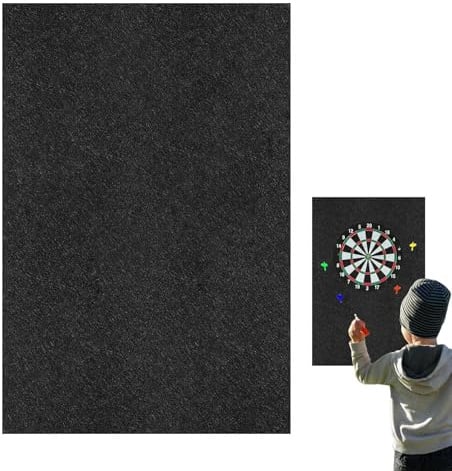 Ahuuen Dartboard Rückwandschutz,Große Filz Wandfliesen Als Unterlage Für Dartbretter | Große Schutzplatte Für Büro Garten Garage Erwachsene Kinder
