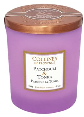 Collines de Provence - Duftkerze 180 g – Patschuli und Tonka