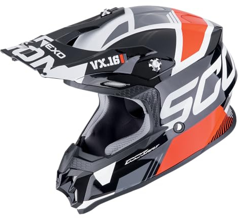 SCORPION VX-16 EVO AIR ANALOG Black-Red XL