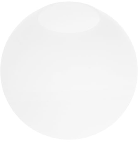 Lurrose Abat-Jour Globe En Verre Dépoli Remplacement De L’Abat-Jour En Verre - Rond De Plafond Couvercle De Lampe Texturé Pour Suspension Salon Et Chambre 3.94 in