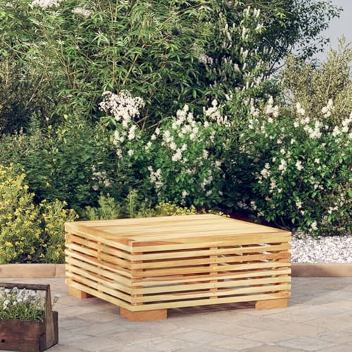 HOMELEN Garten-Couchtisch 69,5x69,5x31 cm Massivholz Teak,Garten-Lounge-Set, Balkonmöbel Set, Gartenmöbel-Sets Unterhaltungssets, sitzlounge Balkon Sofa Lounge Geeignet für Gärten, Terrassen