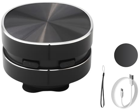 Mini Bluetooth Speaker 5.2, Wireless Bone Conduction Bluetooth Speaker, Stereo Bass, Built-in Microphone, FM Radio Support, High Volume Stereo Sound, for Travel, Camping, Shower