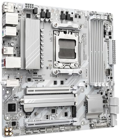Placa Madre Placa Base Fit For B850M DS3H Ice Micro ATX B850 for Juegos de Escritorio, Placa Base B850 DDR5 PCIe 5.0 AM5